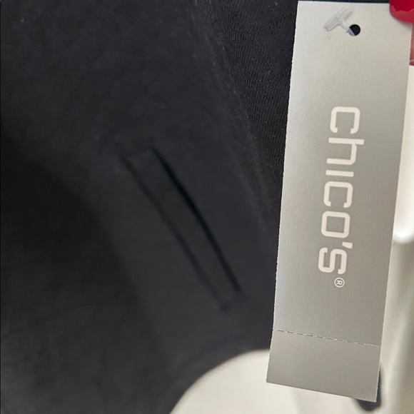 Chico's Elegant Quilted  Black Jacket - Picture 2 of 7